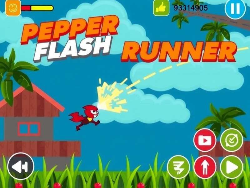Pepper Flash Runner Gameplay